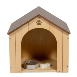 Hundehus inkl. matskål og hundemat