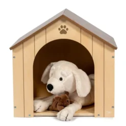 Hundehus inkl. matskål og hundemat