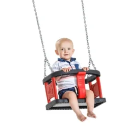 Huske - Baby m. gummisede - Rød