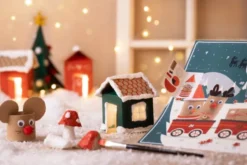 Julekalender gjenbruk - Lag et vinterlandskap