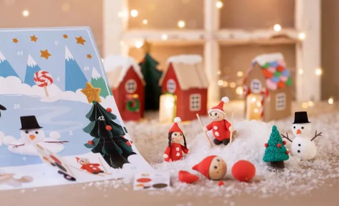 Julekalender modellering - Lag en julelandsby