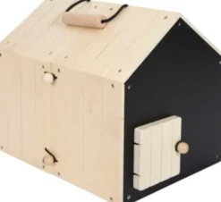 Kaninbur med løpegård