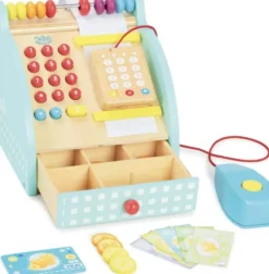 Kasseapparat i tre - 25 deler