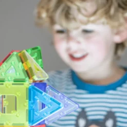 KinderMag Polydron | Gjennomsiktig | 96 stk.
