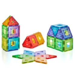 KinderMag Polydron | Gjennomsiktig | 48 stk.