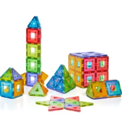 KinderMag Polydron | Gjennomsiktig | 96 stk.