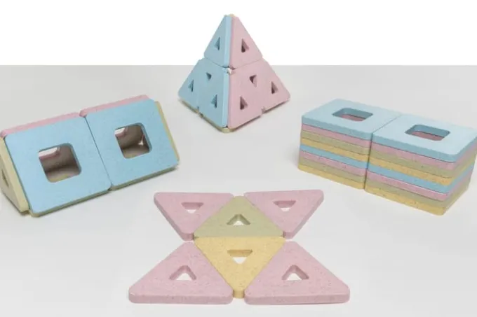 KinderMag Polydron | Startsett | 48 deler