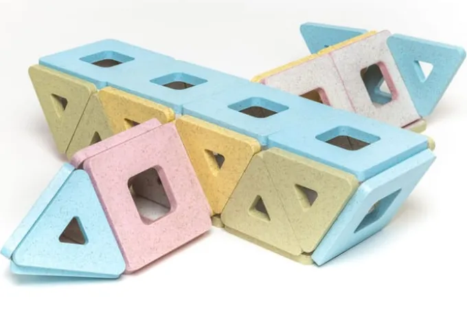 KinderMag Polydron | Startsett | 48 deler