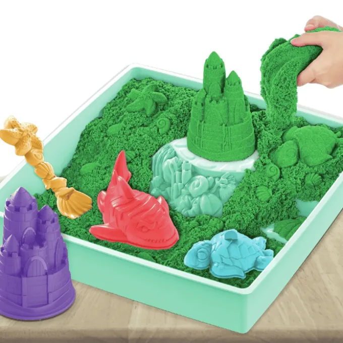 Kinetic Sand® - Sandboks grønn, 454 gram