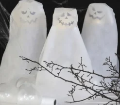 Klistremerker - Halloween, ansikter, 1 ark