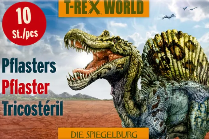 Kompetanseplaster - Dinosaurer, 10 stk