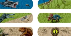 Kompetanseplaster - Dinosaurer, 10 stk