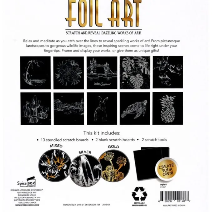 Kreativitetssett - Foil Art