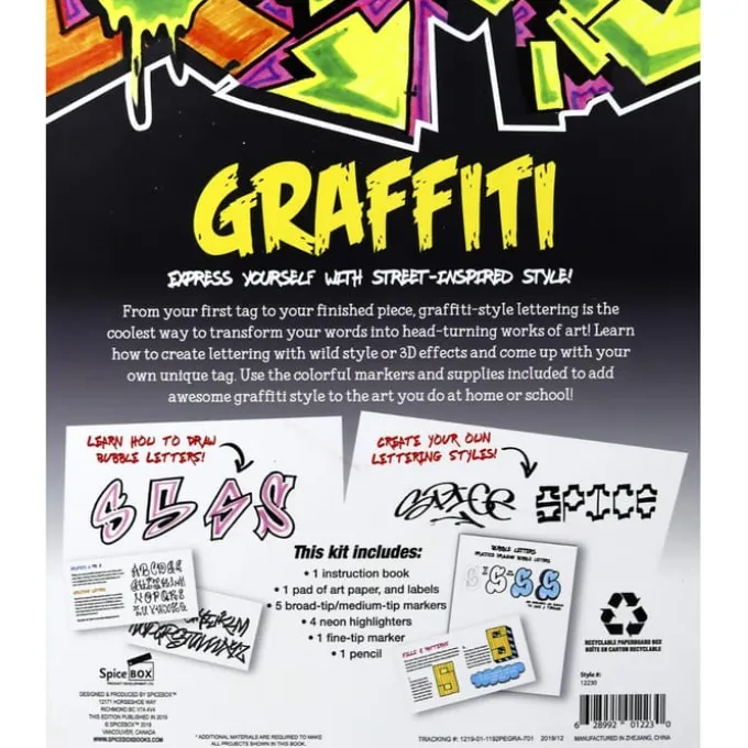 Kreativitetssett - Graffiti