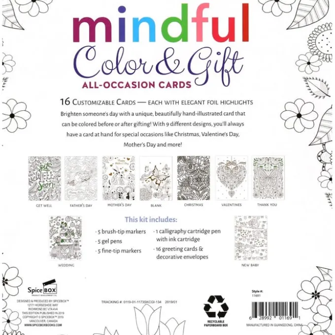 Kreativitetssett - Mindful Color & Gift