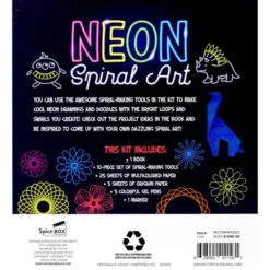 Kreativitetssett - Neon Spiral Art