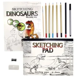 Kreativitetssett - Sketching Dinosaurs