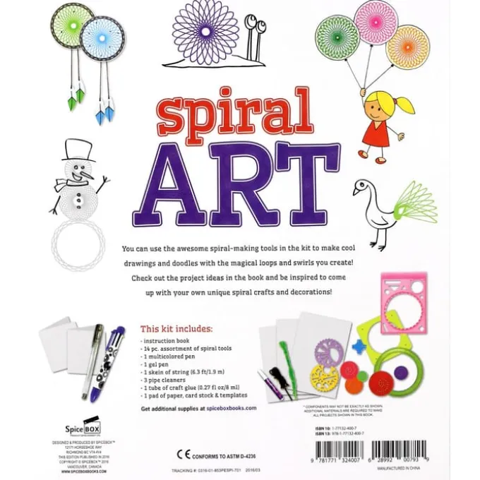 Kreativitetssett - Spiral Art