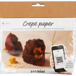 Kreppapir mini - Valmuer