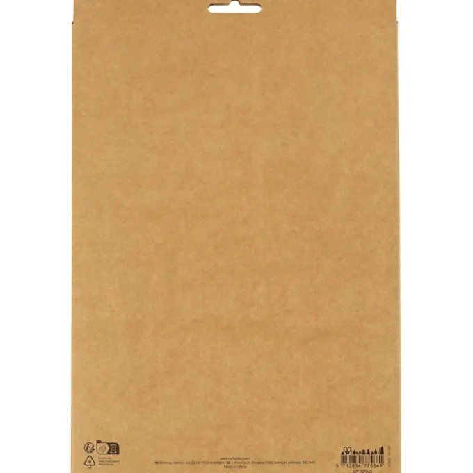 Krepp-papir m. stretch - Lilla/rosa, 8 ark