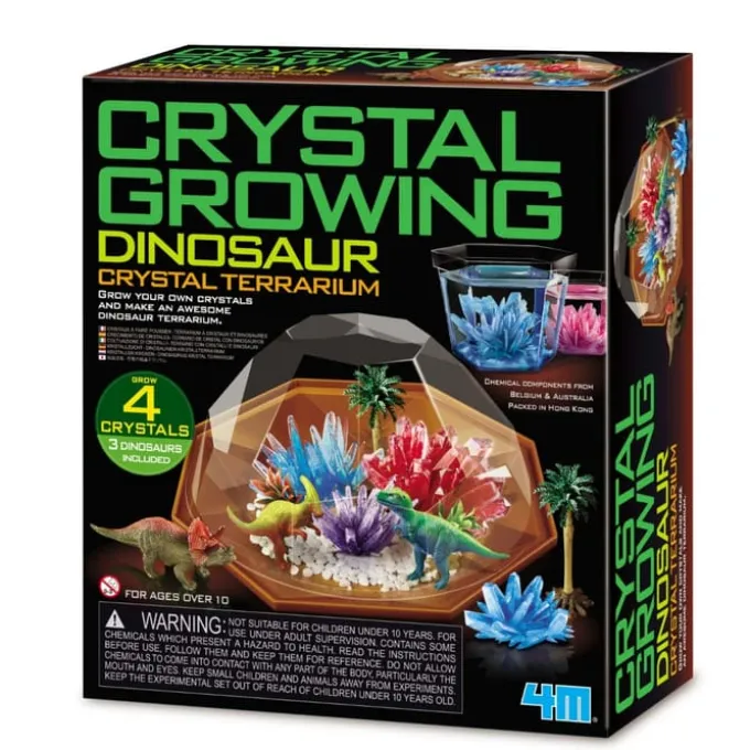 Krystalldyrking - Dinosaurterrarium