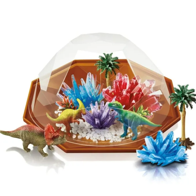 Krystalldyrking - Dinosaurterrarium