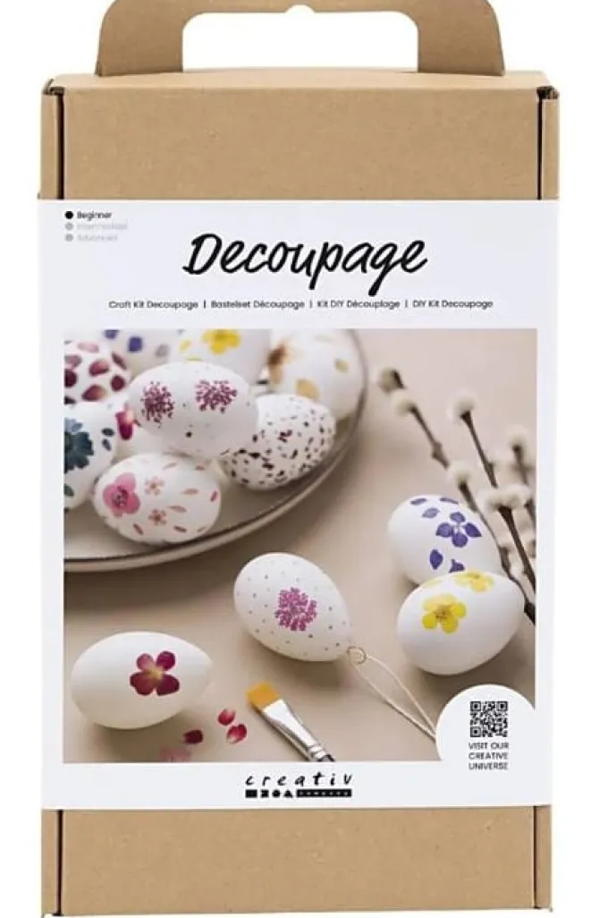 Lag decoupage påskeegg