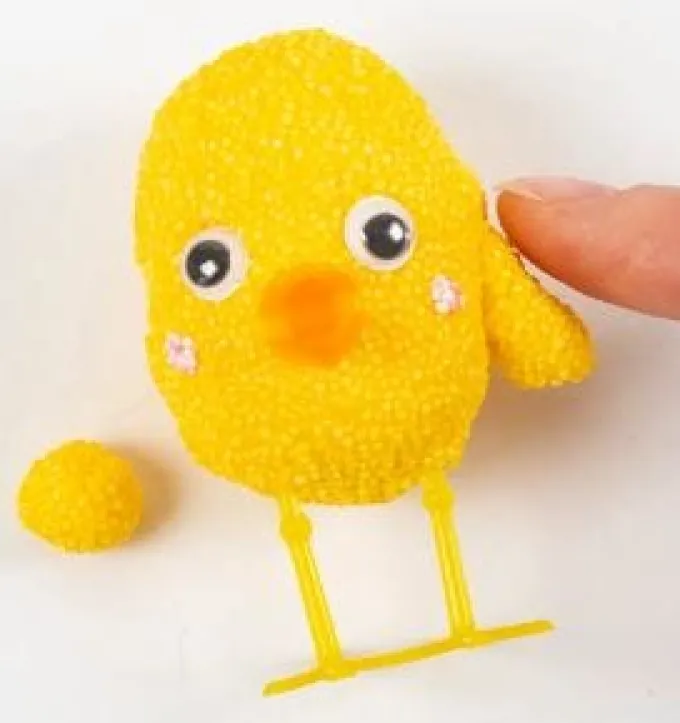 Lag påskepynt med Foam Clay
