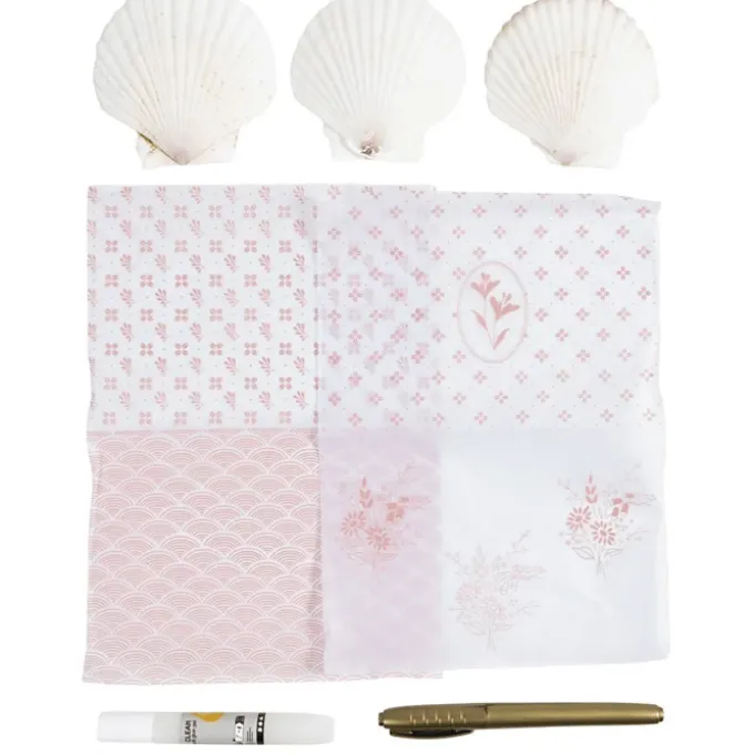 Lag decoupage muslinger, 3 stk.
