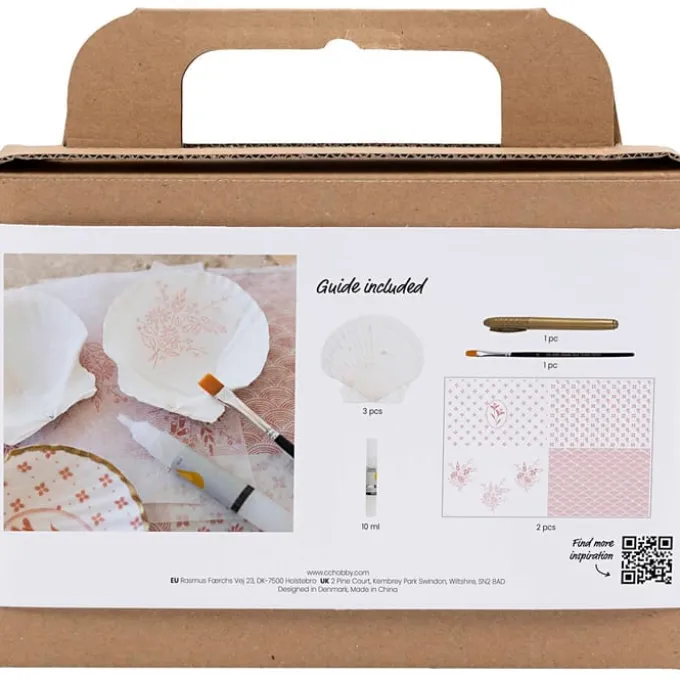 Lag decoupage muslinger, 3 stk.