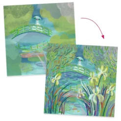 Lag kunst som Claude Monet
