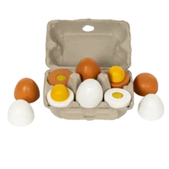 Lekemat - Egg i kartong, 6 stk.