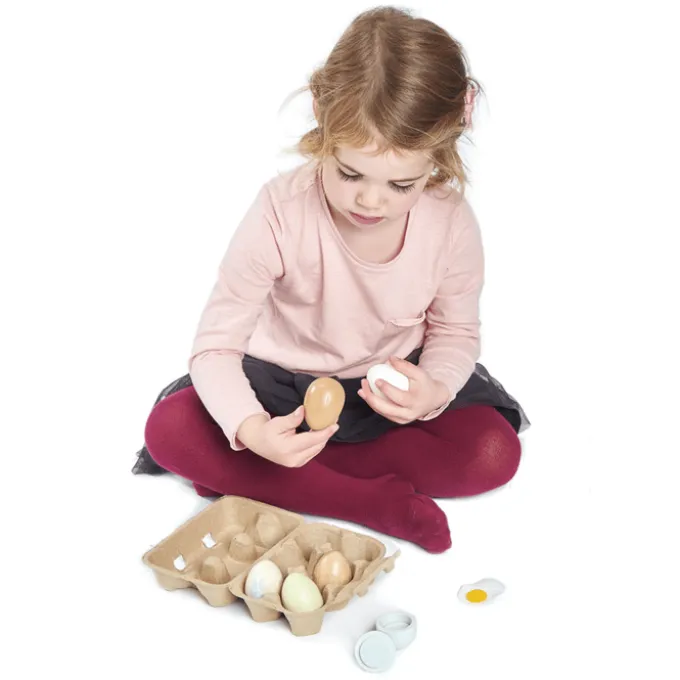Lekemat - Eggekartong med 6 egg