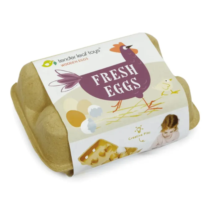 Lekemat - Eggekartong med 6 egg