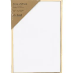 Lerret med treramme - 15,8 x 23,8 cm