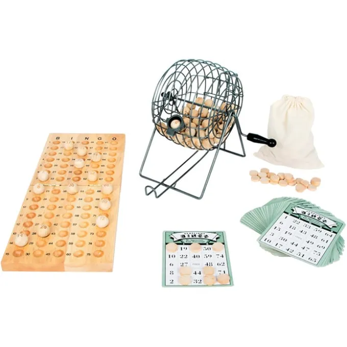 Lotteri med trommel, inkl. 75 baller
