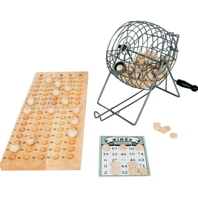 Lotteri med trommel, inkl. 75 baller