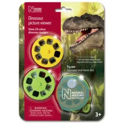 Lysbilder med dinosaur