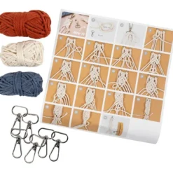 Macramé sett mini - Nøkkelring