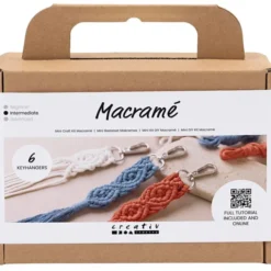 Macramé sett mini - Nøkkelring