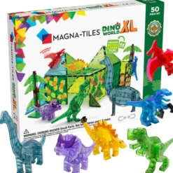 Magna-Tiles | Dino World XL, 50 stk