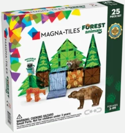Magna-Tiles | Livet i skogen, 25 stk