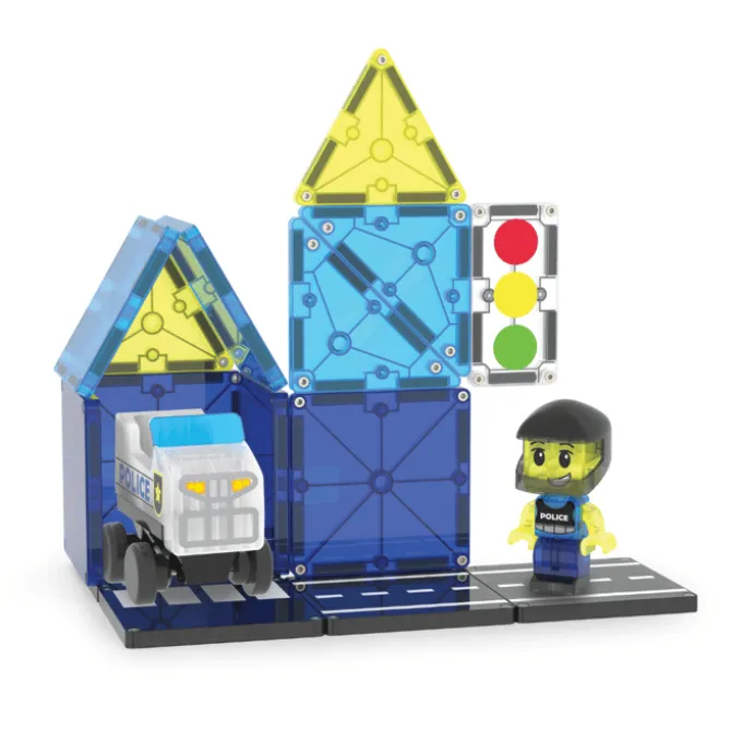 Magna-Tiles | Politipatrulje, 20 deler