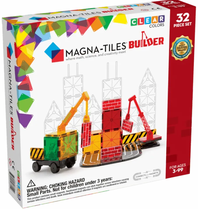 Magna-Tiles | Builder, 32 stk