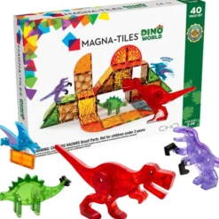 Magna-Tiles | Dino World, 40 stk