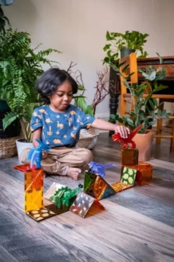 Magna-Tiles | Dino World, 40 stk
