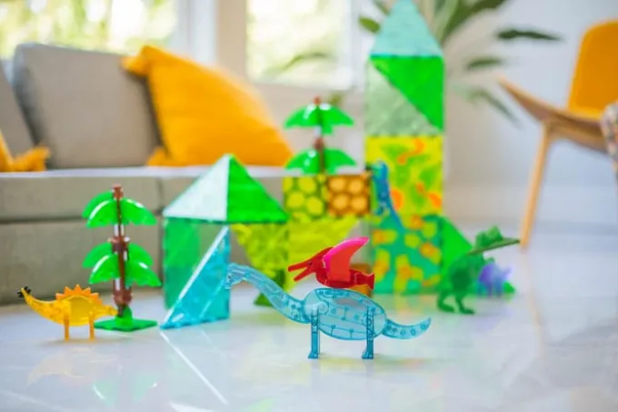 Magna-Tiles | Dino World XL, 50 stk