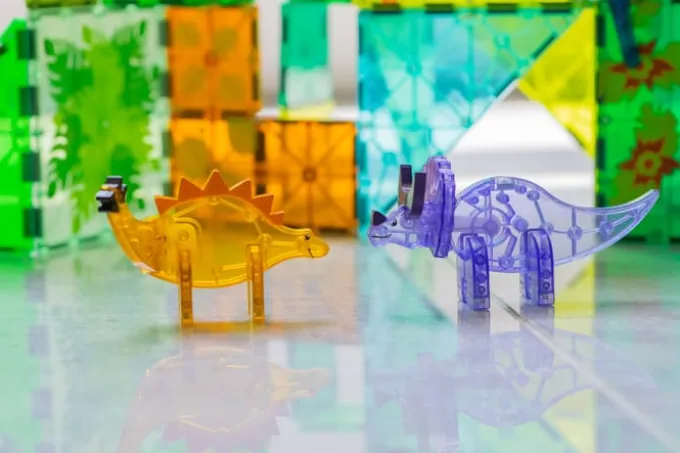 Magna-Tiles | Dino World XL, 50 stk
