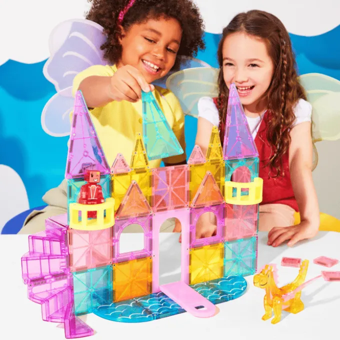 Magna-Tiles | Eventyrslott Deluxe, 48 stk