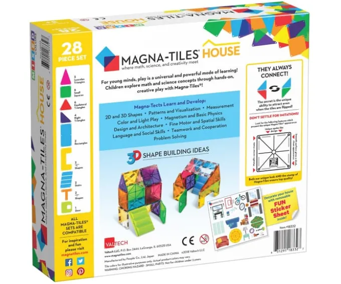 Magna-Tiles | Hus 28 stk.